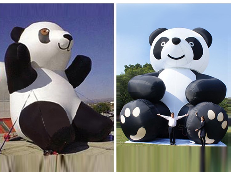 北大镇充气熊猫展示